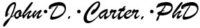 Signature of John D. Carter